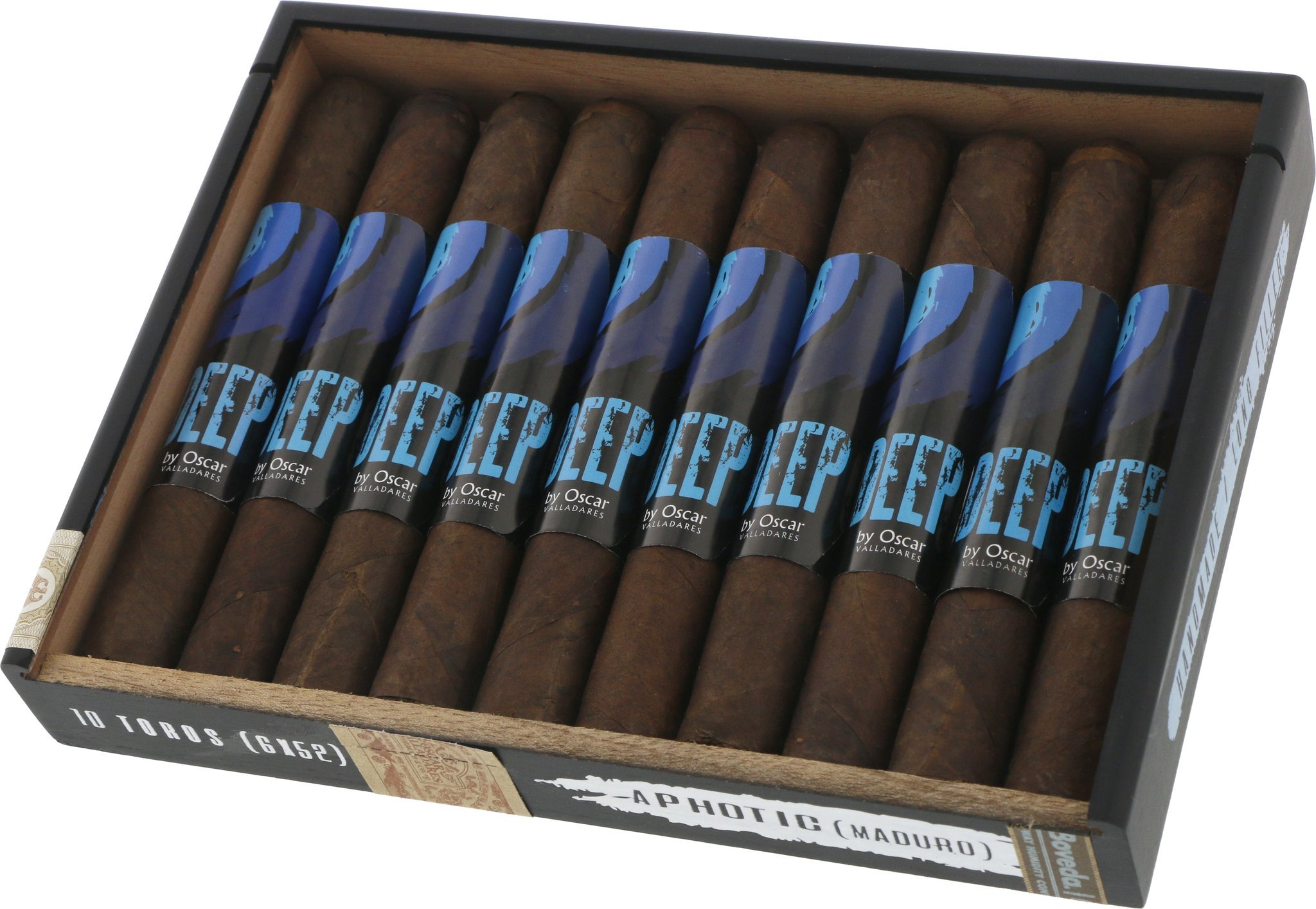 Oscar Valladares Into Deep Aphotic (Maduro) Kiste offen