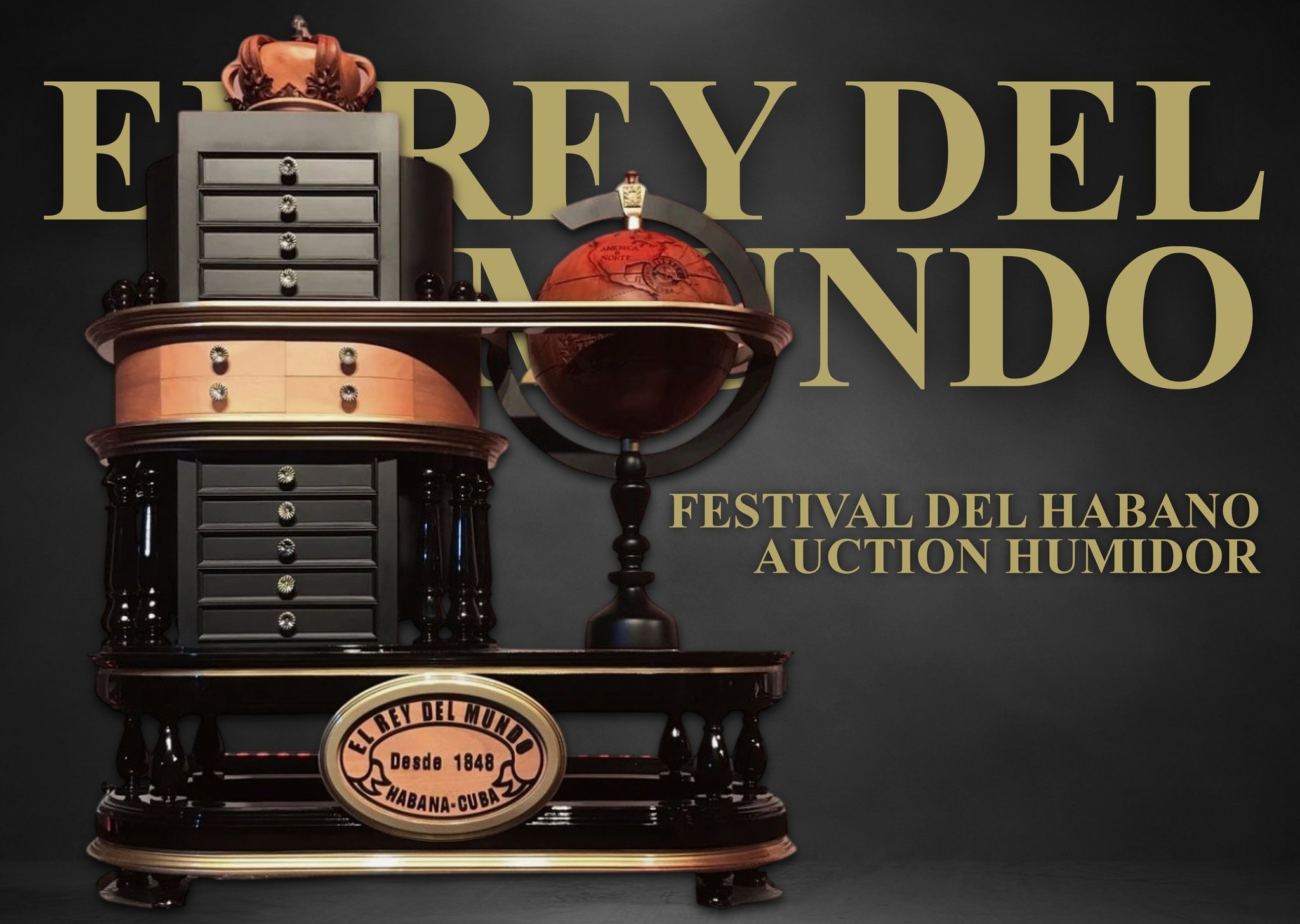 El Rey del Mundo Auktionshumidor Festival del Habano