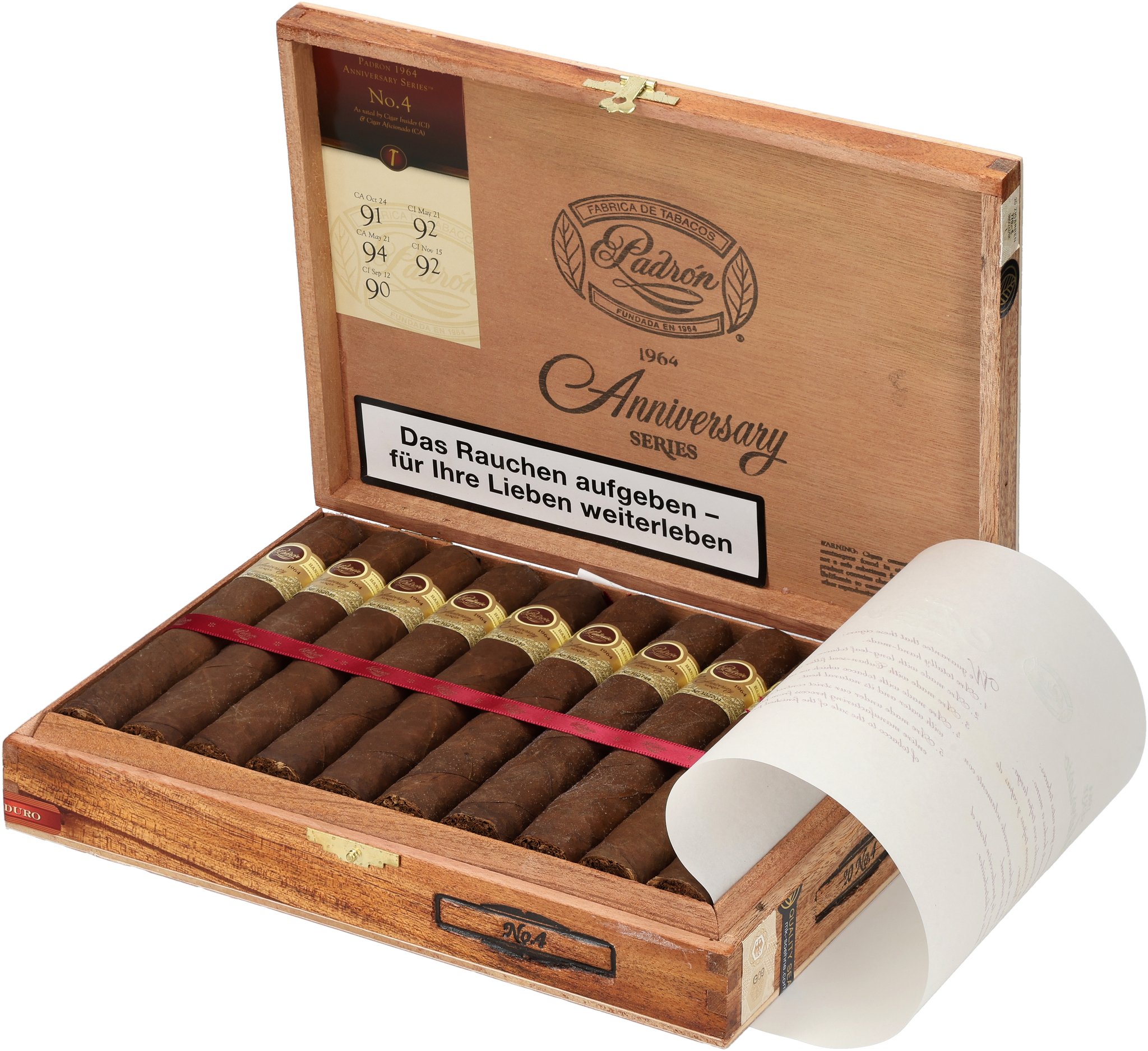 No. 4 MADURO Box open 2