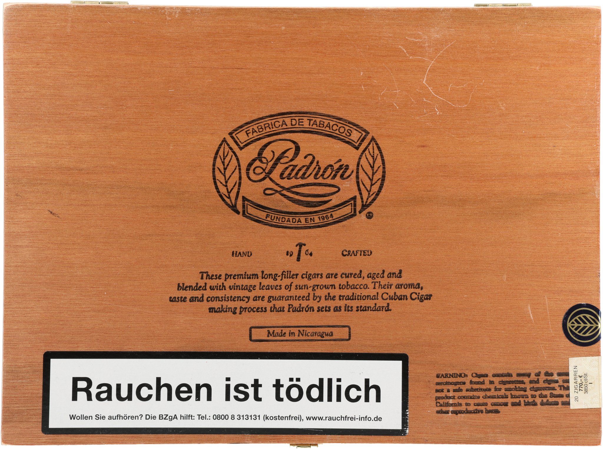 No. 4 NATURAL Box front