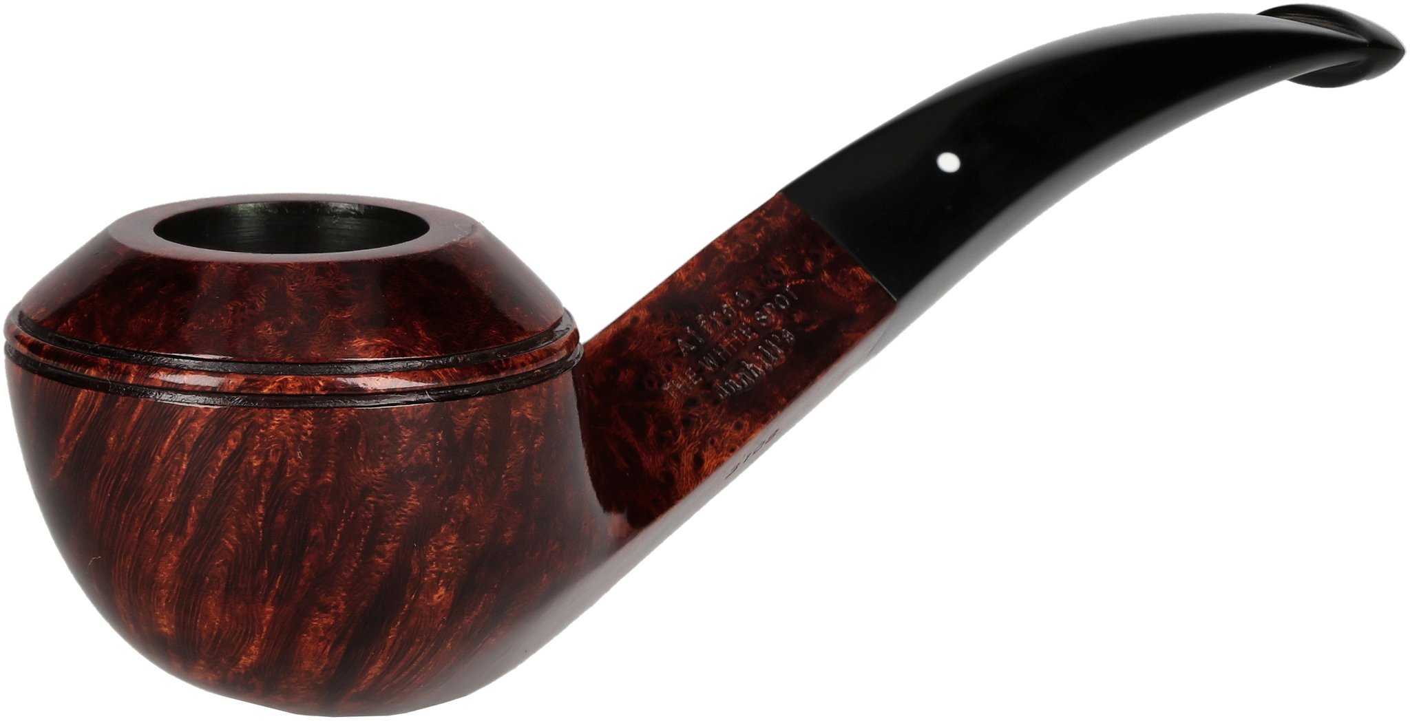 Dunhill Pipes Amber Root No. 3108 Bent Rhodesian (Nr. 680) (2024)_03