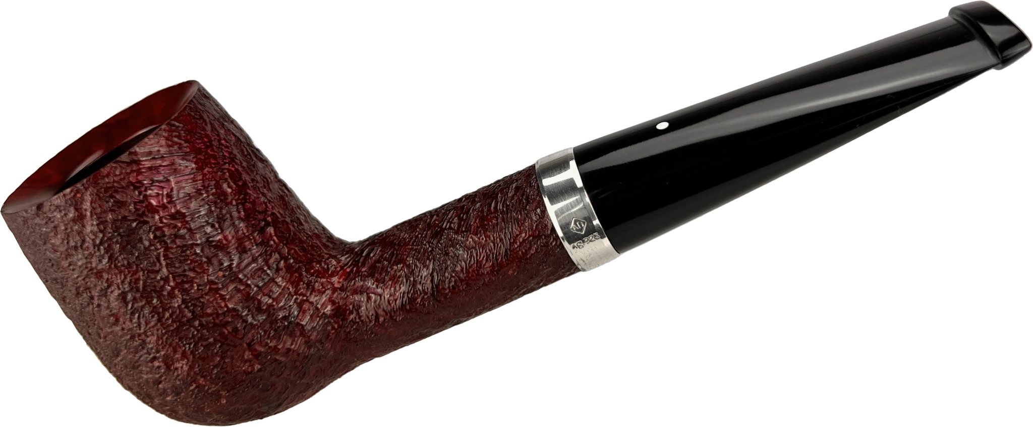 Dunhill The White Spot Pipes Ruby Bark No. 4103F Billiard Detailbild