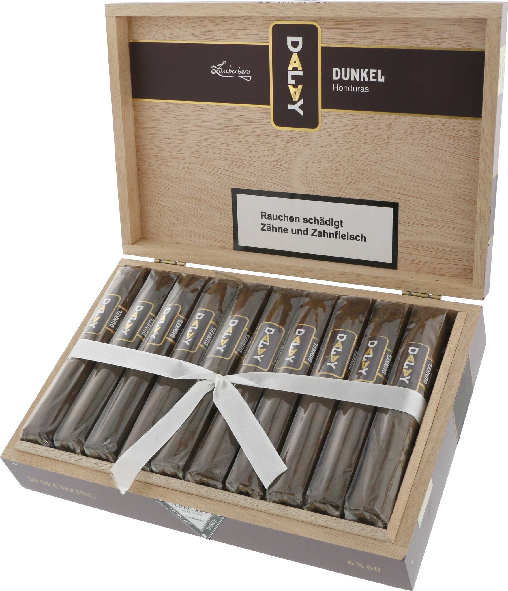Dalay Dunkel Honduras Sechzing Kiste offen