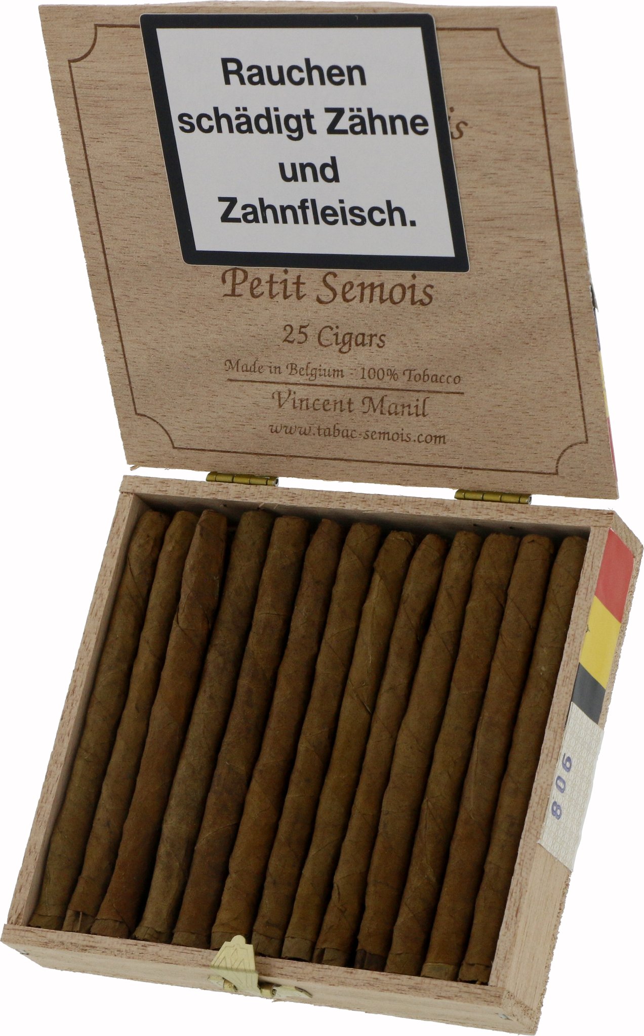 Manil Valroy Semois Petit Semois (25er Packung) Kiste offen