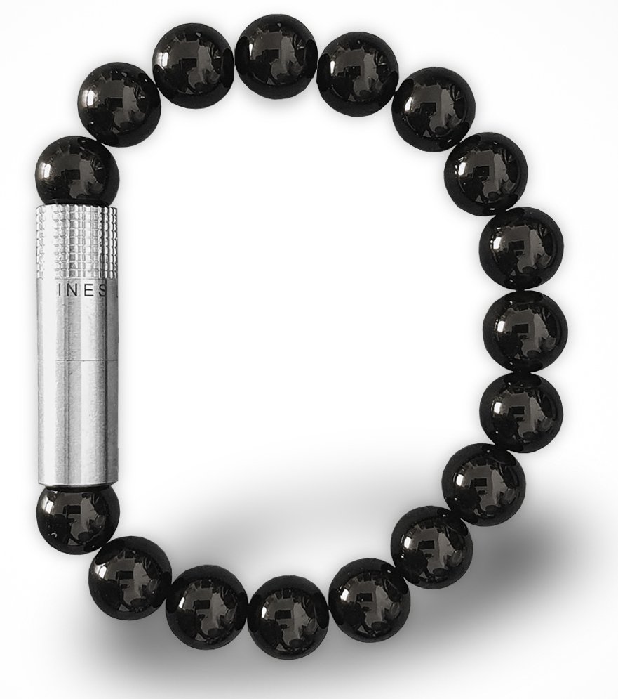 Les Fines Lames Bracelets Solo Steel Onyx L