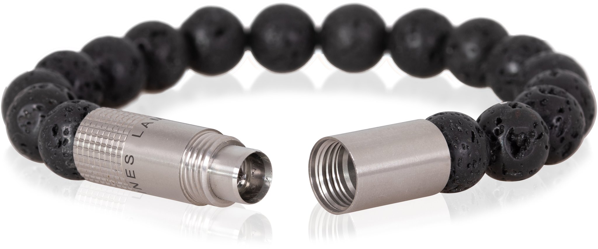 Les Fines Lames Punch Bracelets Solo Steel Lava Größe S Verschluss