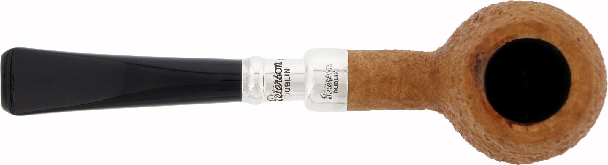 Peterson Barley Spigot Modell 406 Fishtail (35440) Draufsicht