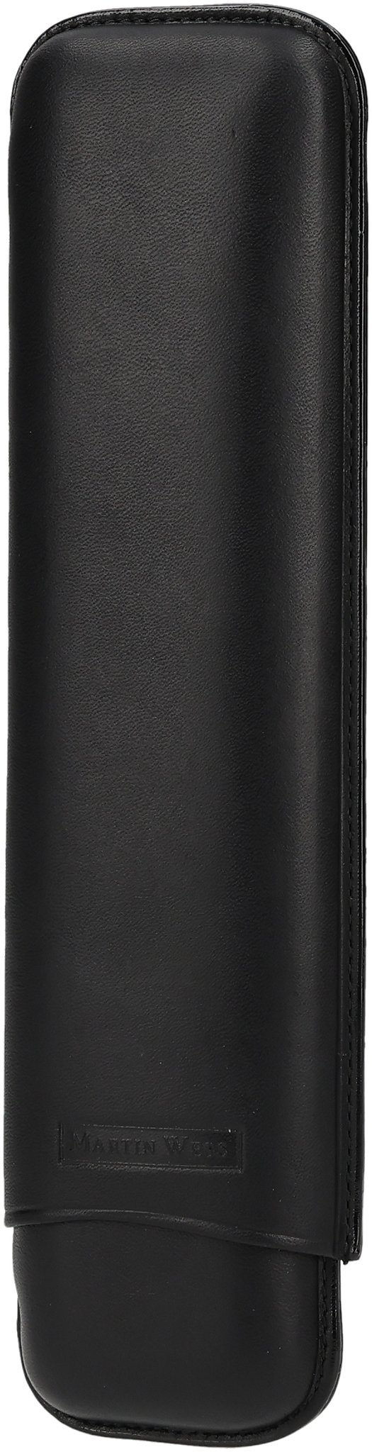 Martin Wess Churchill Lederetui Kollektion 2er smooth schwarz (594) (10389)