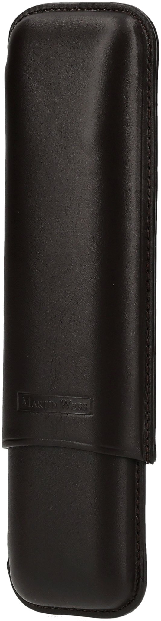 Martin Wess Corona Lederetui Kollektion 2er smooth braun (592) (10351)