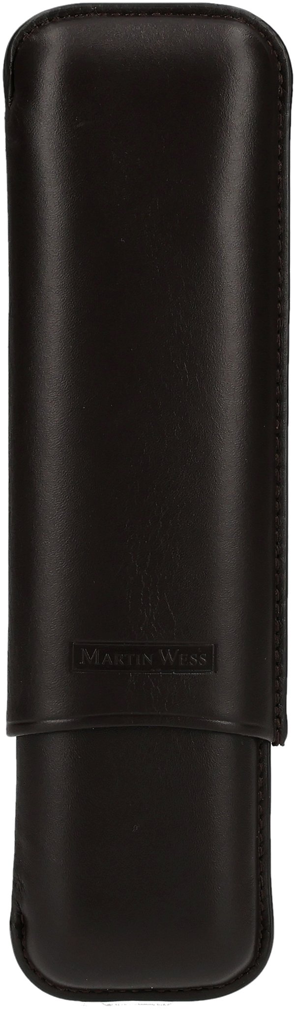 Martin Wess Corona Lederetui Kollektion 2er smooth braun (592) (10351)