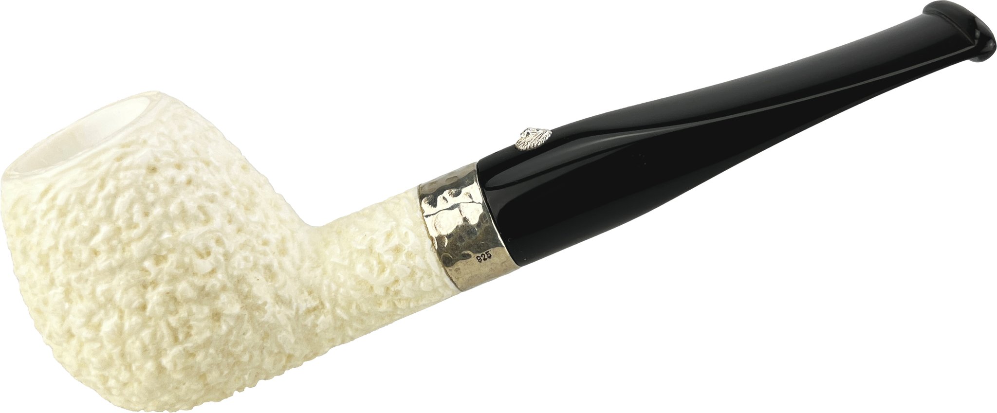 Barling Ivory (Meerschaum) Straight rustic 1812 (15298)