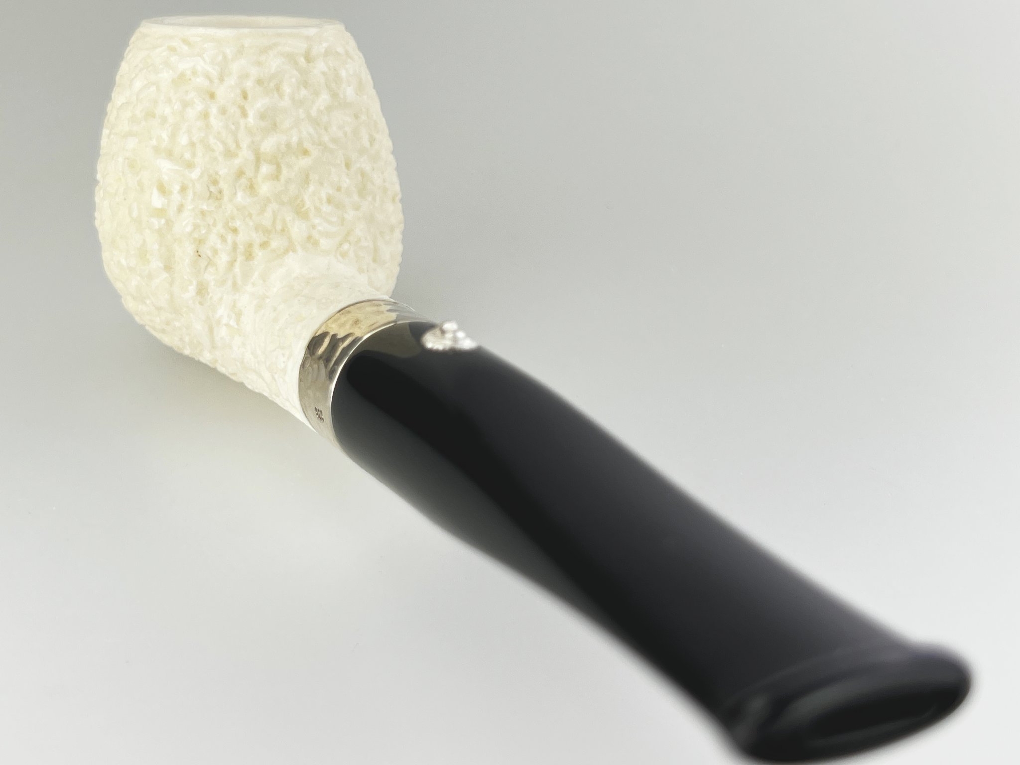 Barling Ivory (Meerschaum) Straight rustic 1812 (15298) Detailbild 2