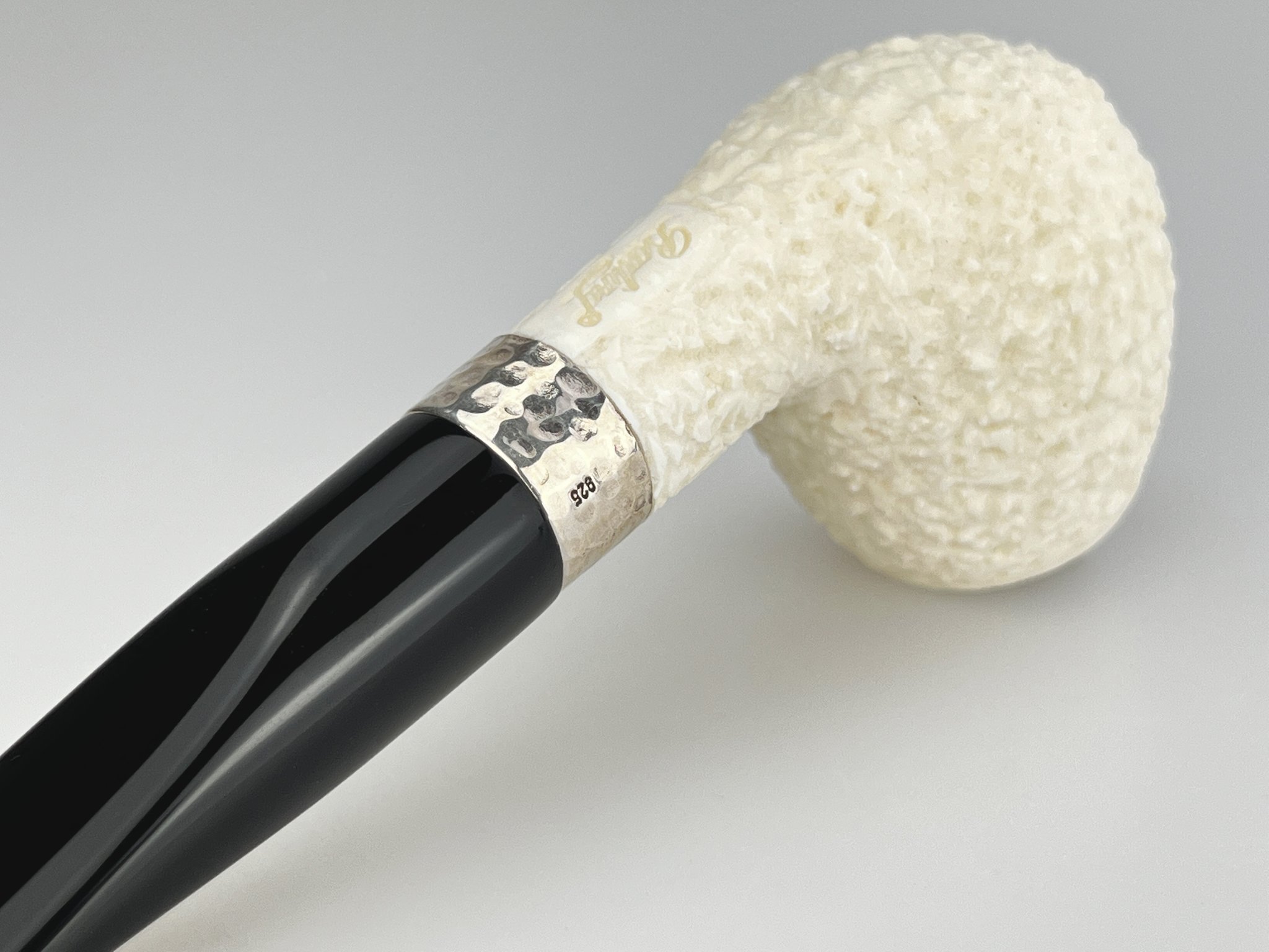 Barling Ivory (Meerschaum) Straight rustic 1812 (15298) Detailbild 3