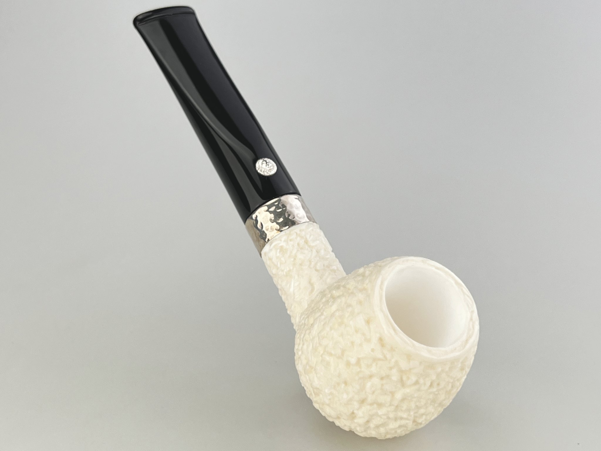 Barling Ivory (Meerschaum) Straight rustic 1812 (15298) Detailbild 4