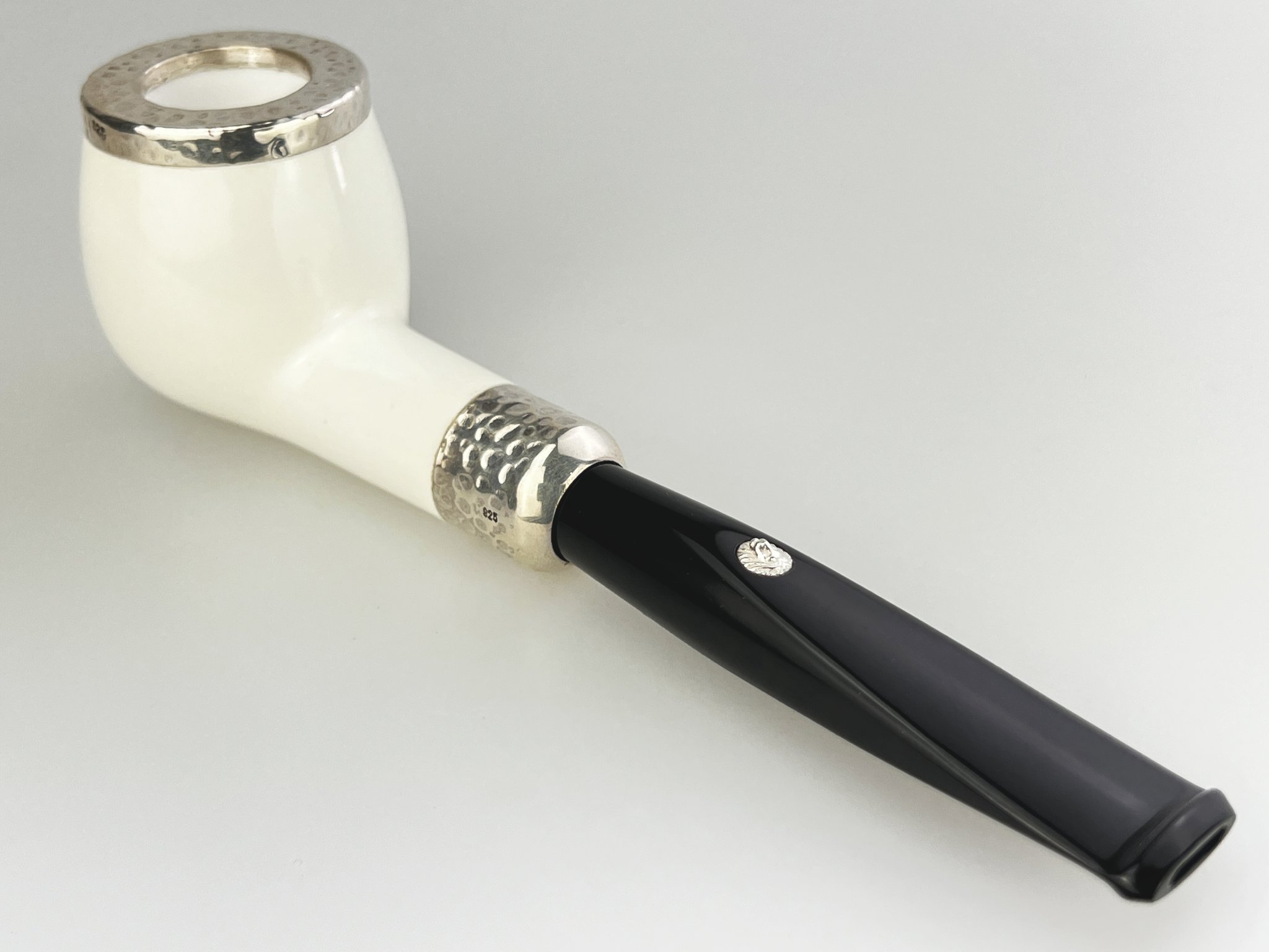 Barling Ivory (Meerschaum) Cap Straight smooth 1812 (15304) Detailbild