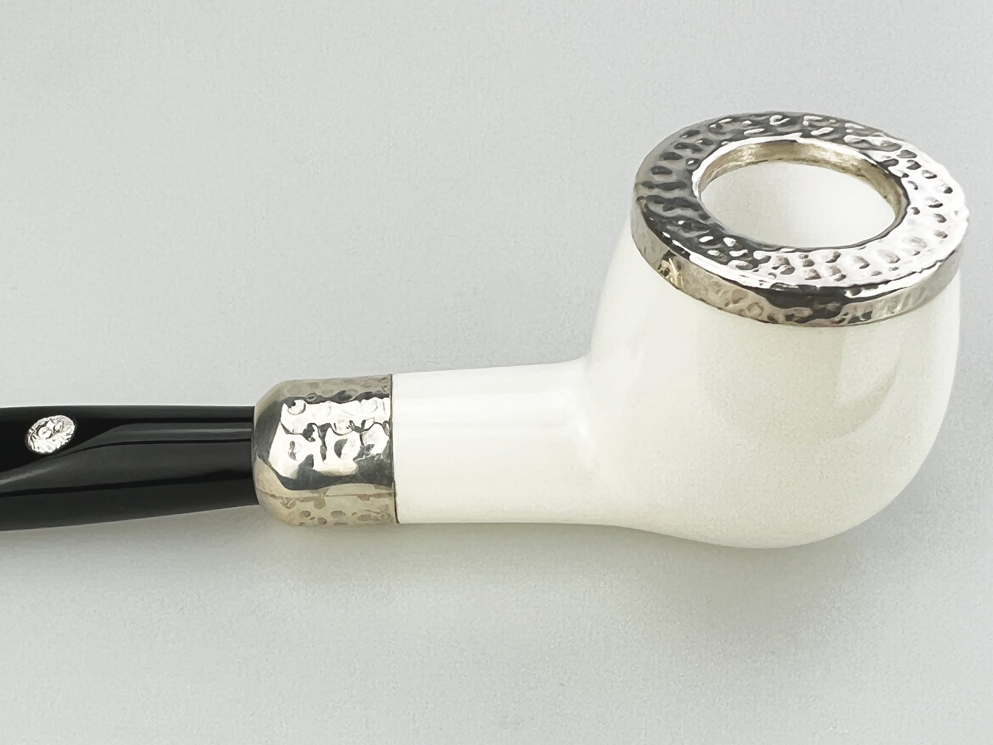 Barling Ivory (Meerschaum) Cap Straight smooth 1812 (15304) Detailbild 3