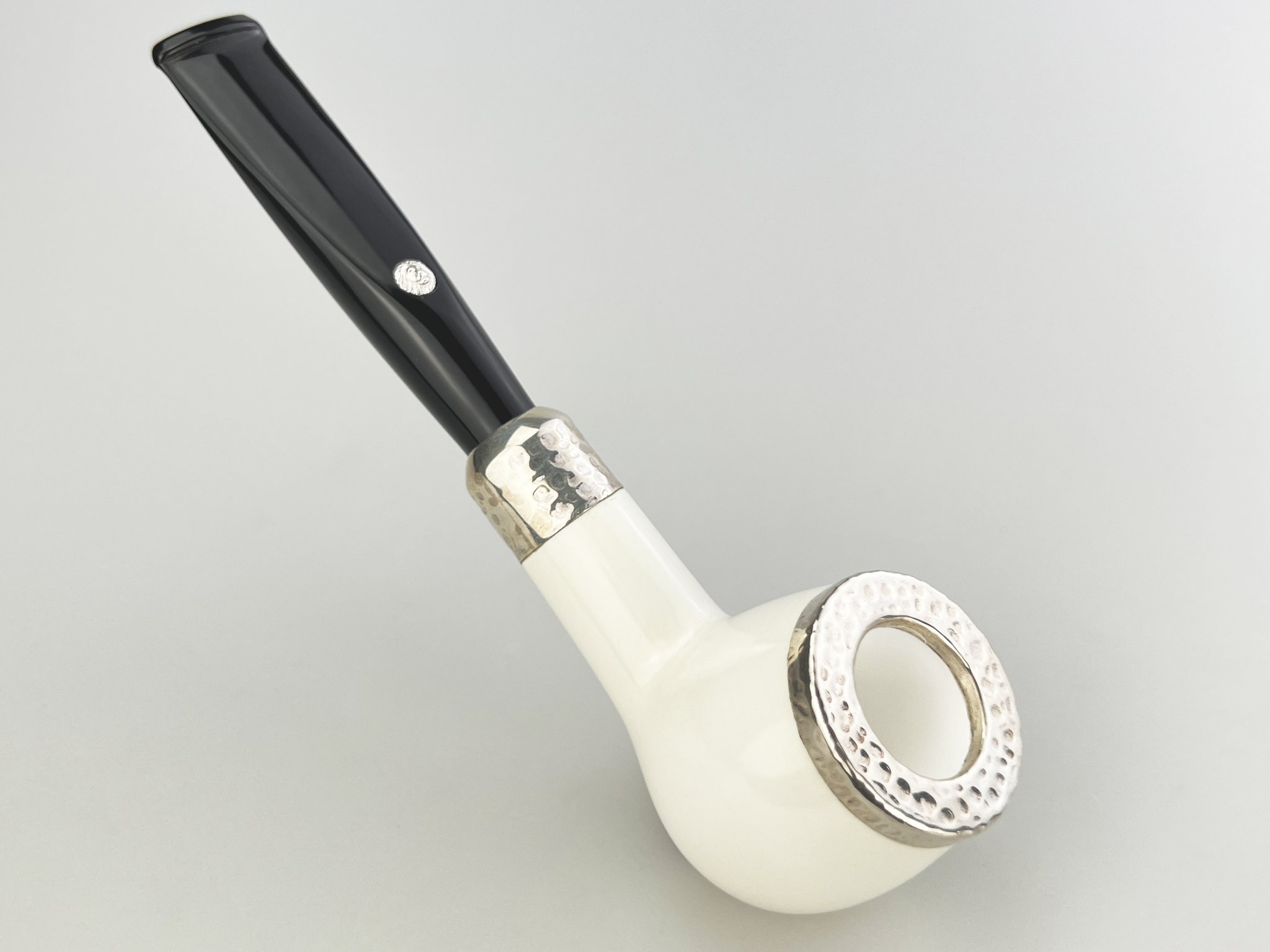 Barling Ivory (Meerschaum) Cap Straight smooth 1812 (15304) Detailbild 4