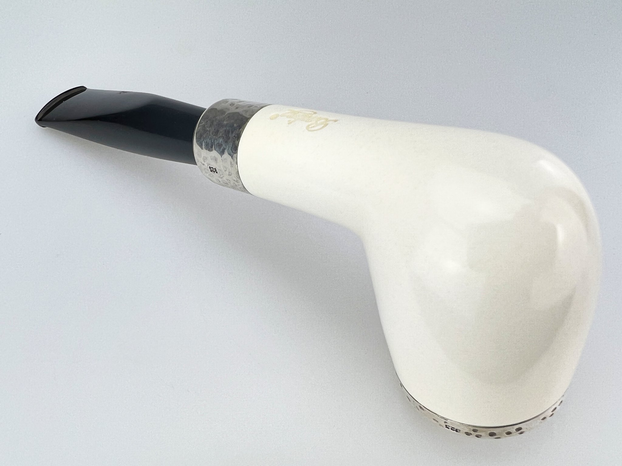 Barling Ivory (Meerschaum) Cap Straight smooth (15304) Modell 2 Detailbild 3