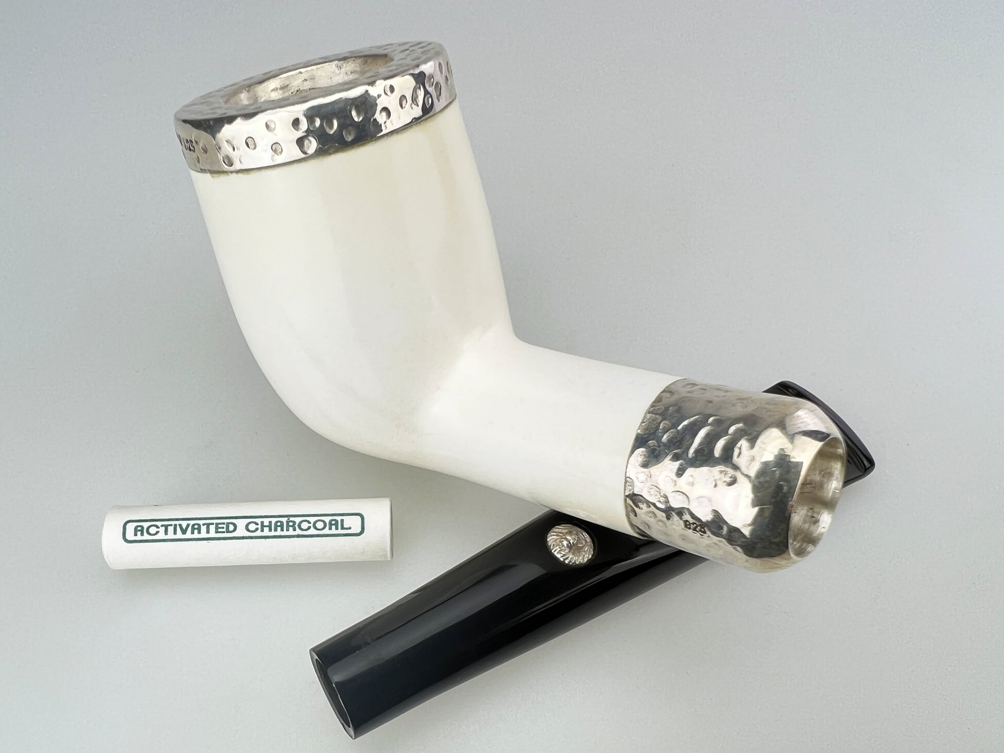 Barling Ivory (Meerschaum) Cap Straight smooth (15304) Modell 2 Detailbild 5