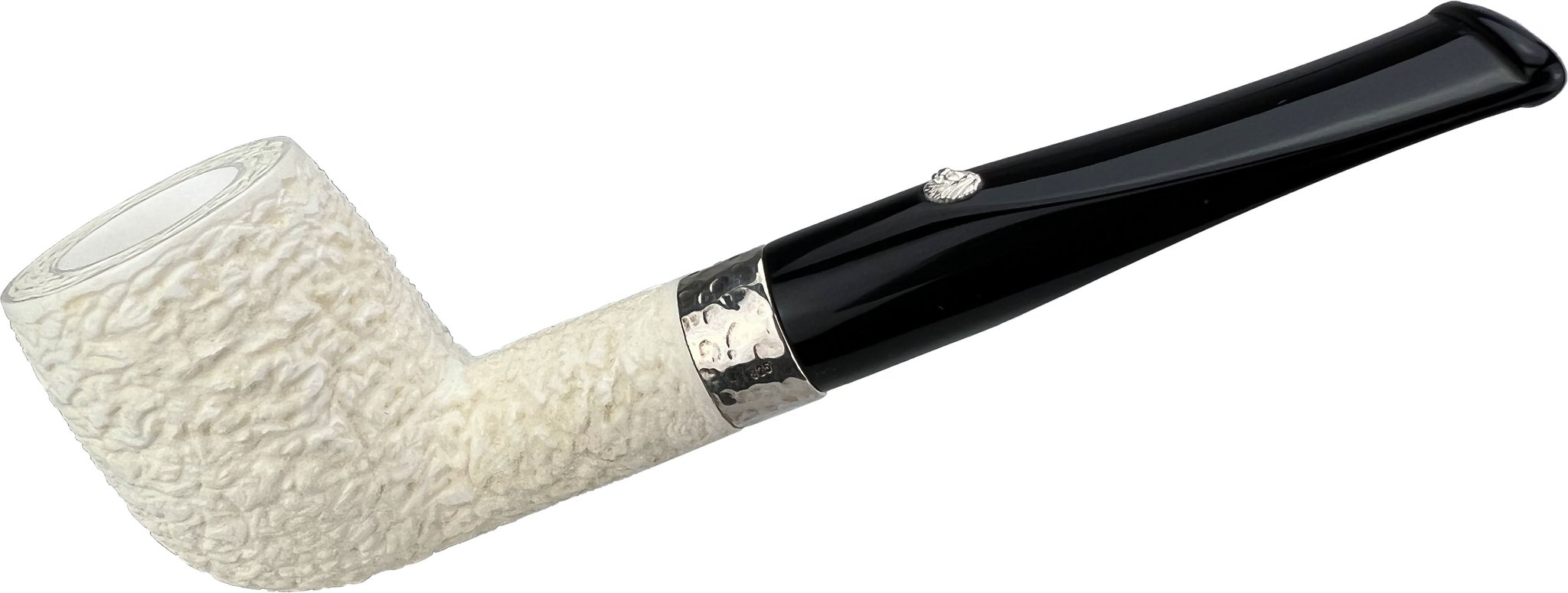 Barling Ivory (Meerschaum) Straight rustic (15298) Modell 2
