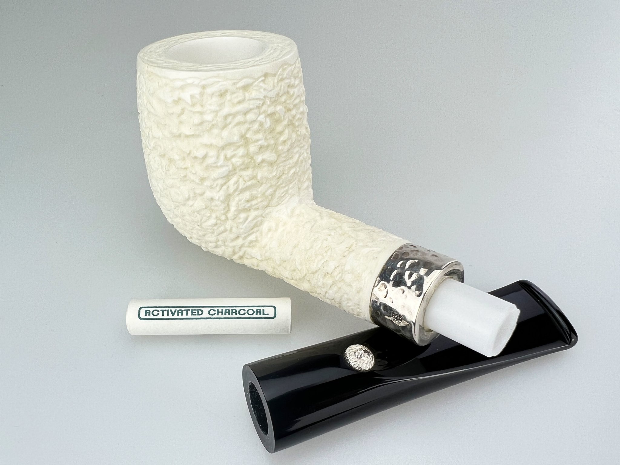 Barling Ivory (Meerschaum) Straight rustic (15298) Modell 2 Detailbild 5