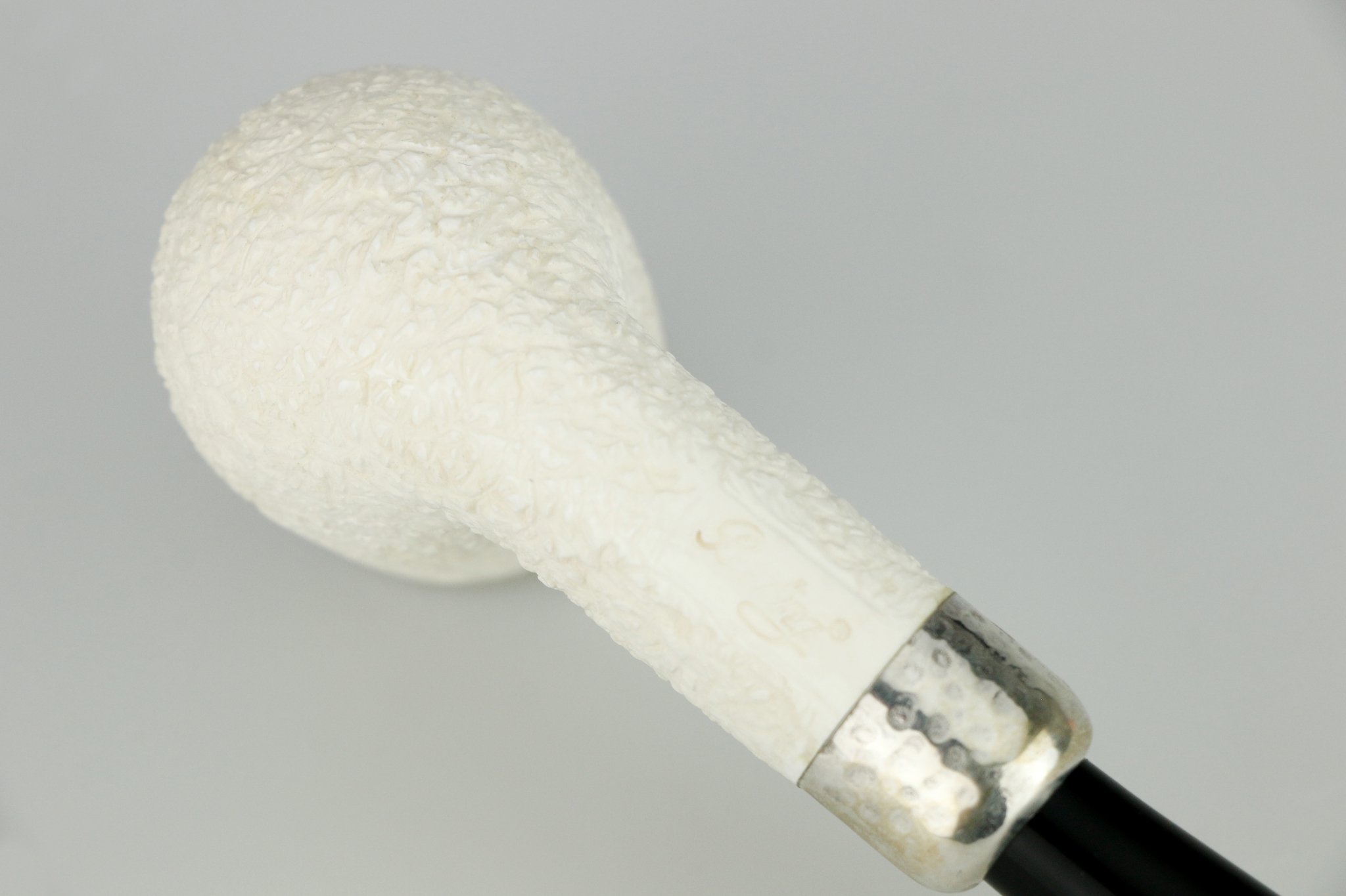 Barling Ivory (Meerschaum) Cap Bent Rustic (15307) (interne Nr. 22)_03