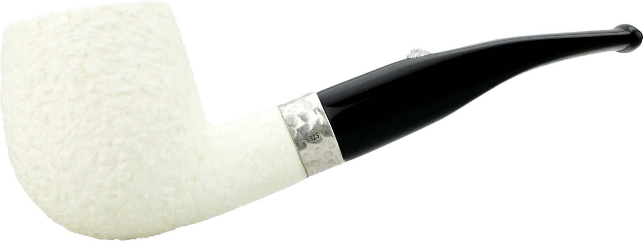 Barling Ivory (Meerschaum) Bent Rustic (15299) (interne Nr. 24)_01