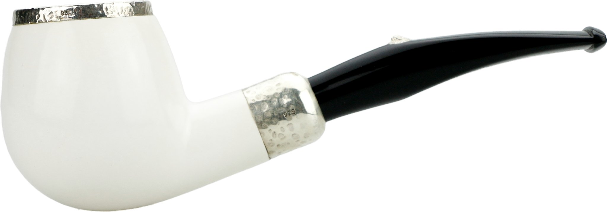 Barling Ivory (Meerschaum) Army Bent smooth (15858) (interne Nr. 26)_01