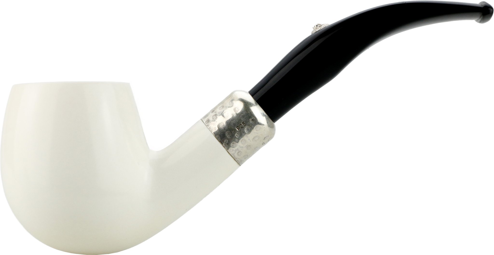 Barling Ivory (Meerschaum) Army Bent smooth (15858) (interne Nr. 27)_01