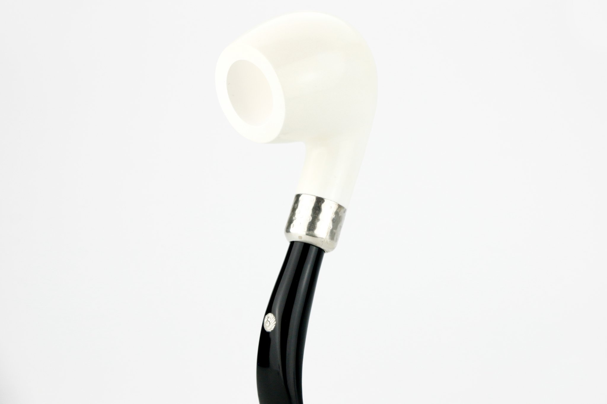 Barling Ivory (Meerschaum) Army Bent smooth (15858) (interne Nr. 27)_04