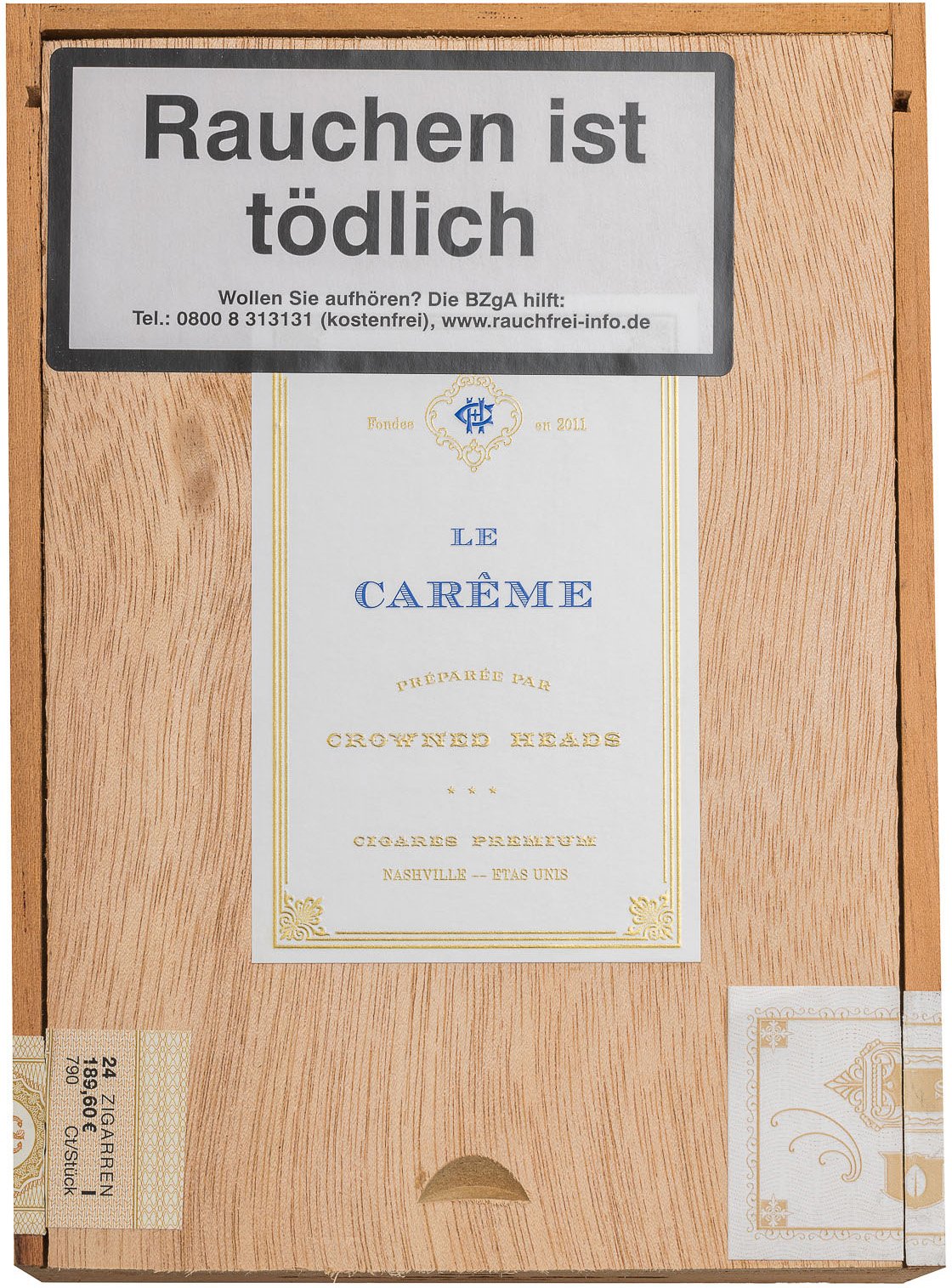 Crowned Heads Le Careme Hermoso No. 1 Kiste 2