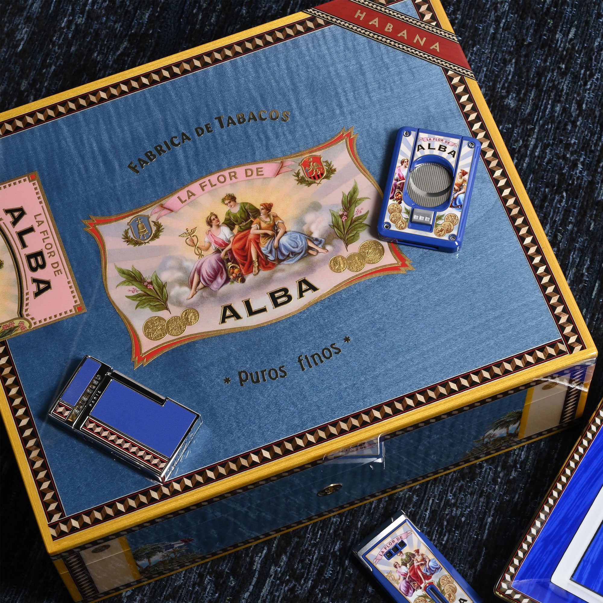 J-14 Aba Blue Japanese Lacquer