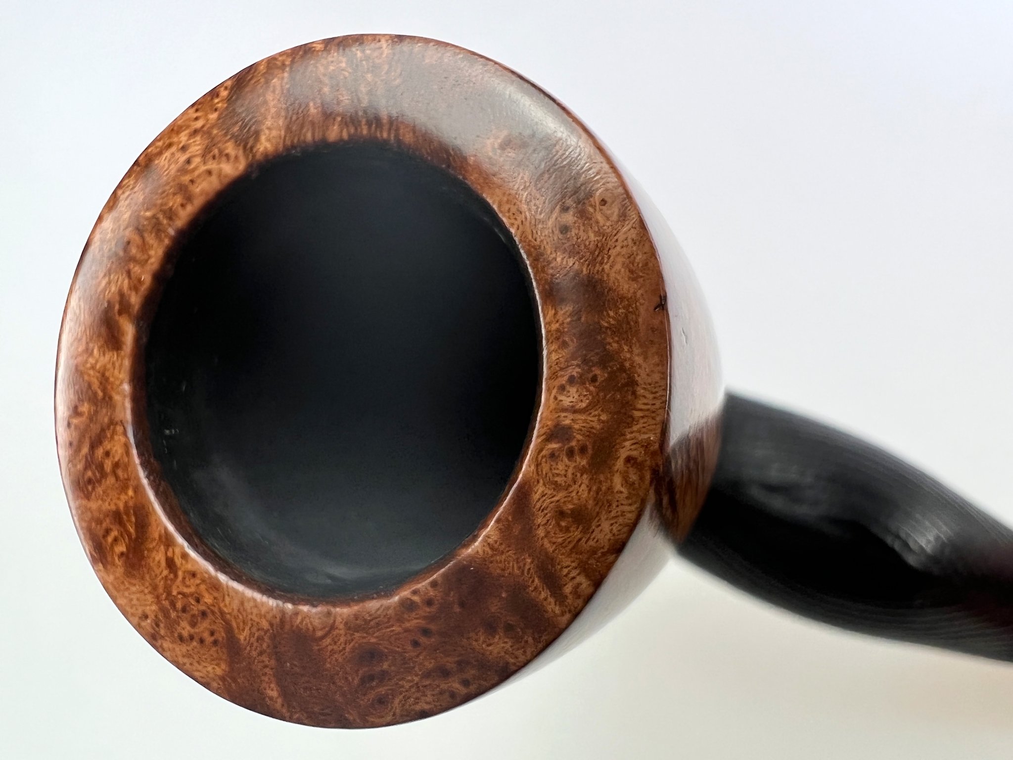 Old German Clay Pipes das Legendäre Frauenbein glatt mit Wechselkopf (interne Nr. 3)