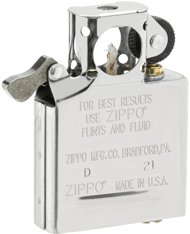 Zippo Einsätze Pfeifeneinsatz Benzin chrom poliert (010457) Detailbild