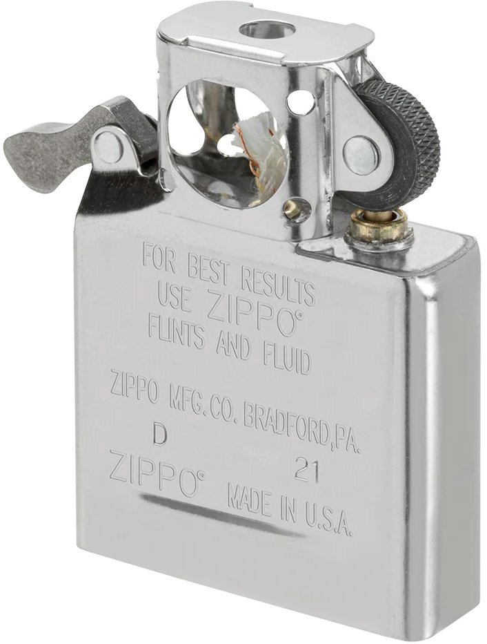 Zippo Einsätze Pfeifeneinsatz Benzin chrom poliert (010457) Detailbild