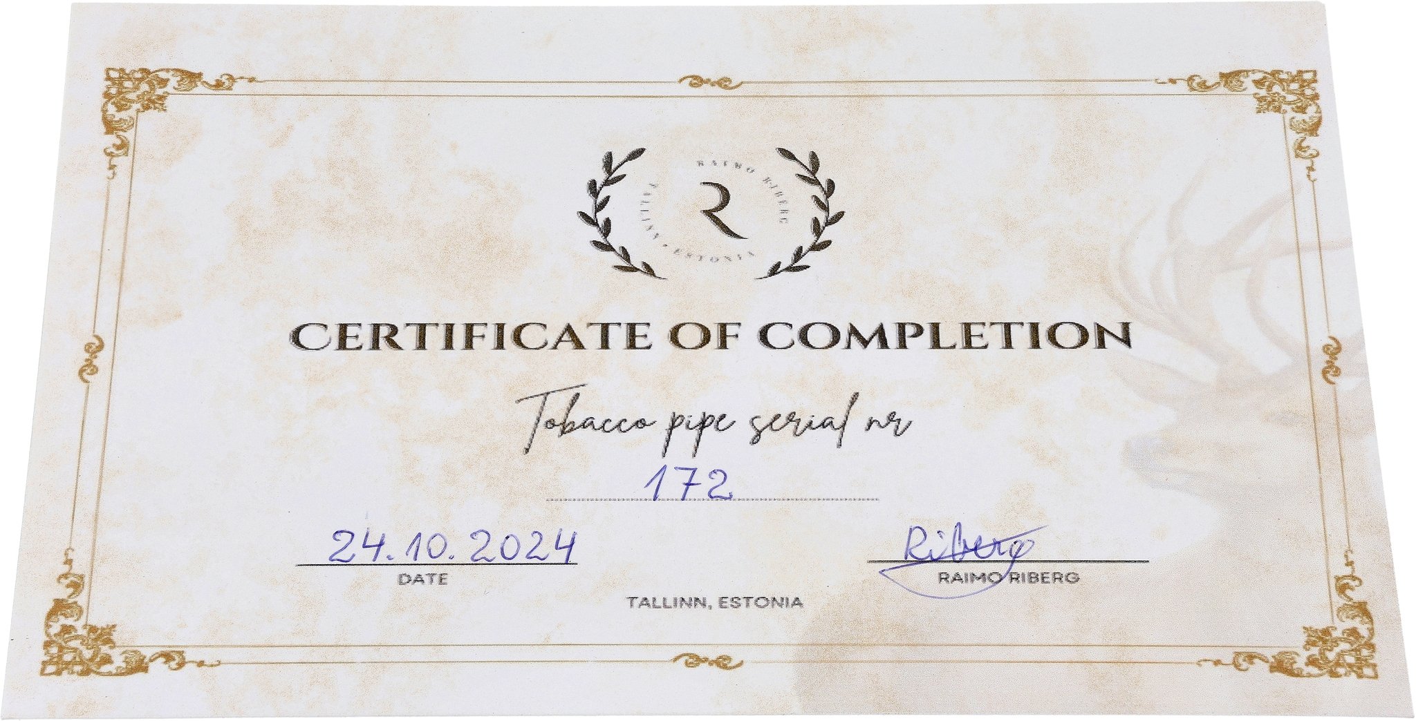 Modell 172 Zertifikat