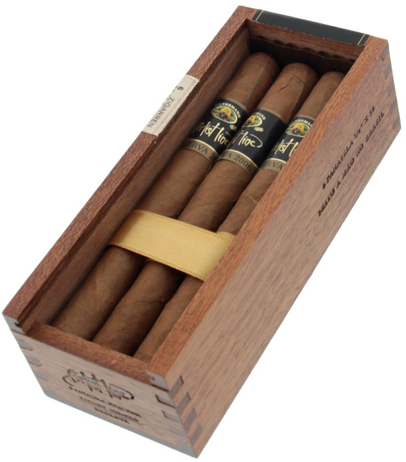 Dannemann Artist Line Reserva Mata Fina Panatela Kiste offen