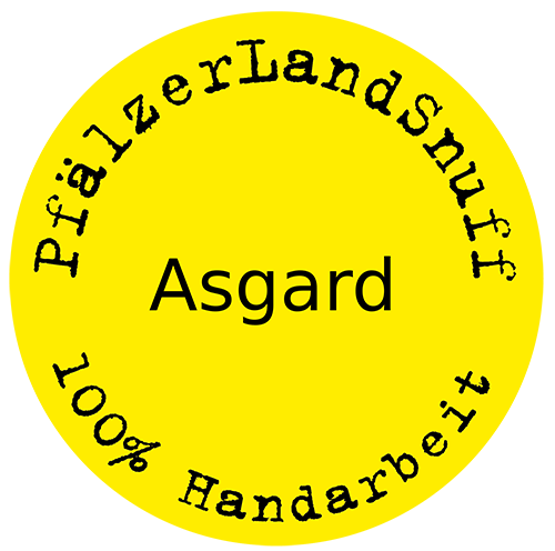 Pfälzer Landsnuff Schnupftabak Asgard 10g Aufkleber
