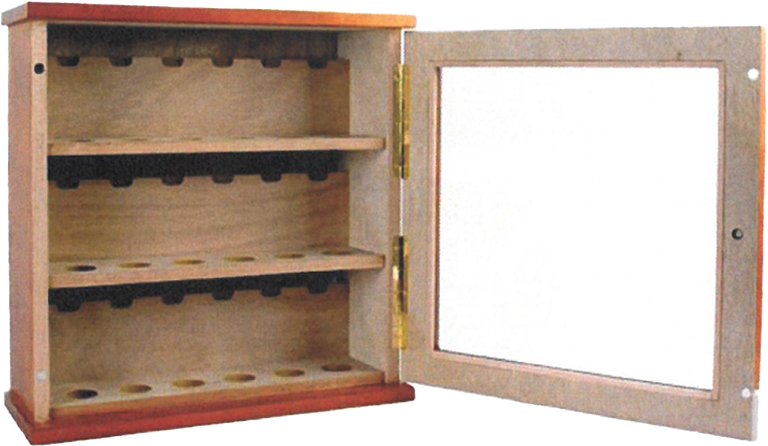 Cabinet 18er Holz (17121) offen