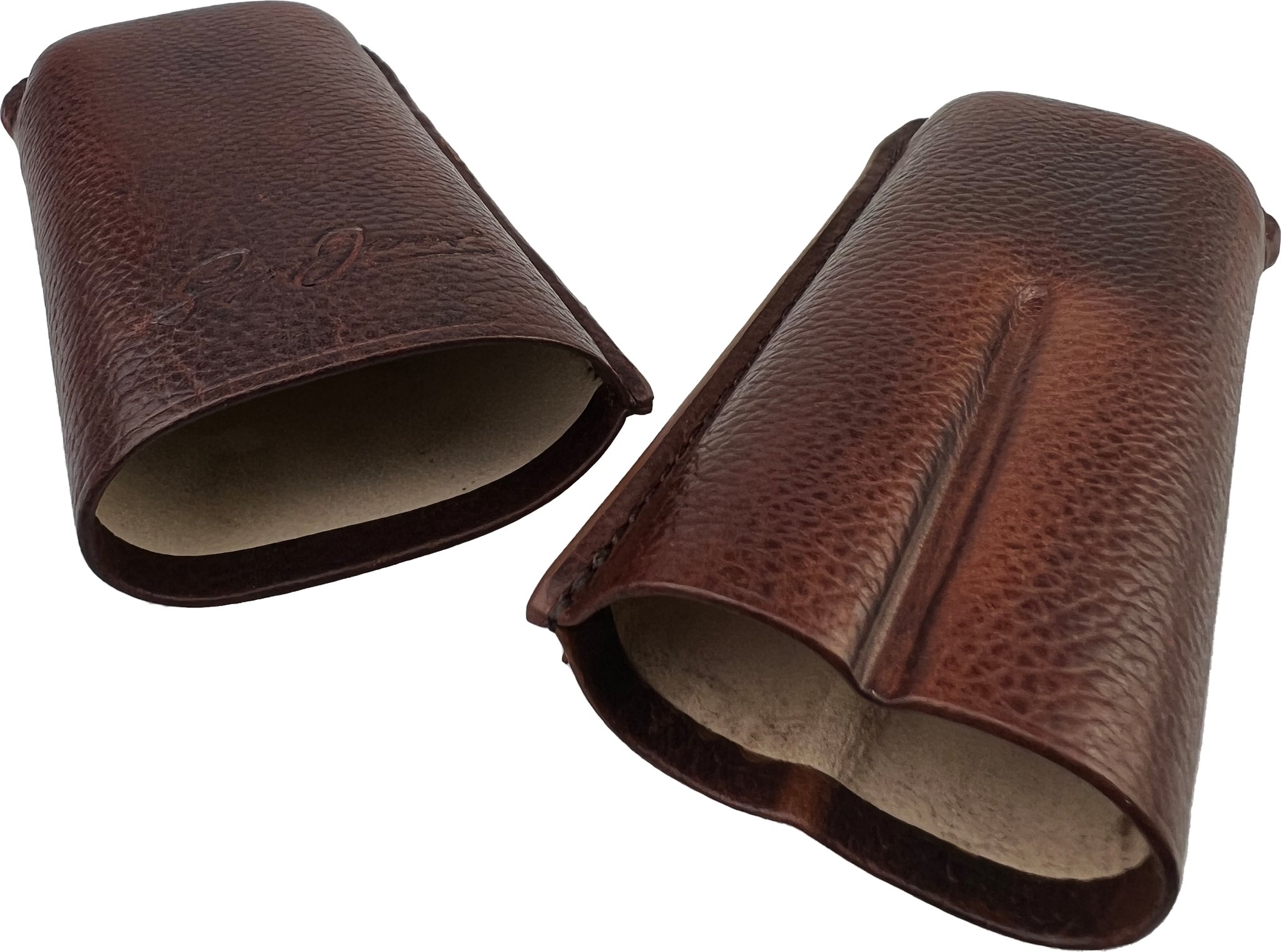 Guy Janot Zigarrenetui Bourbon 2er Robusto Softeinlage (8931) offen