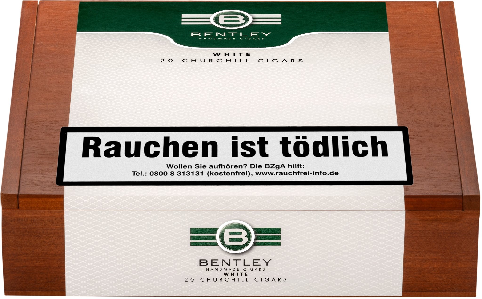 White Churchill Kiste frontal