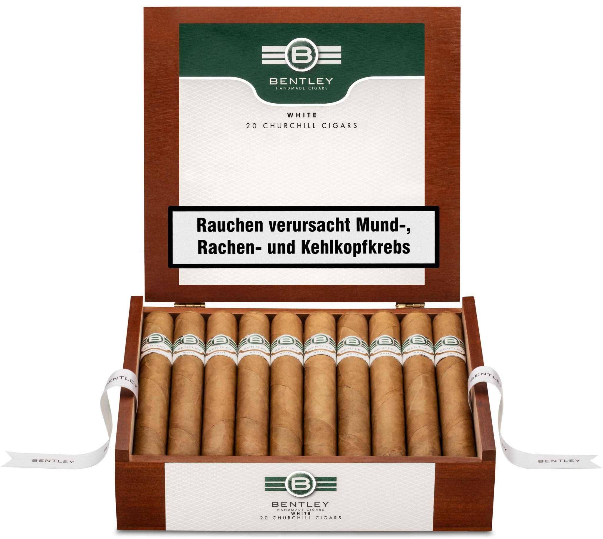 White Churchill Kiste offen