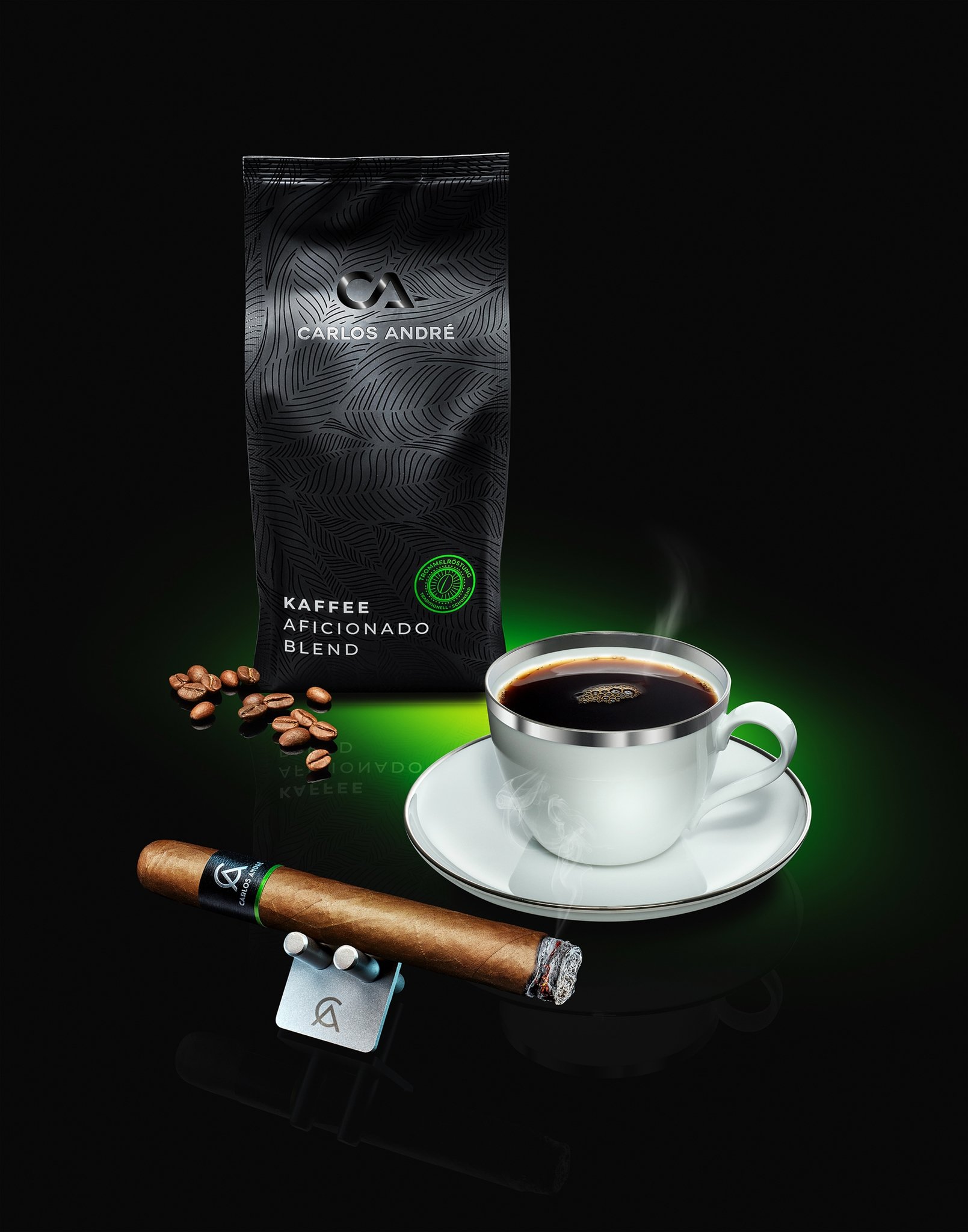 Carlos André Merchandise Kaffee 250g Stimmungsbild