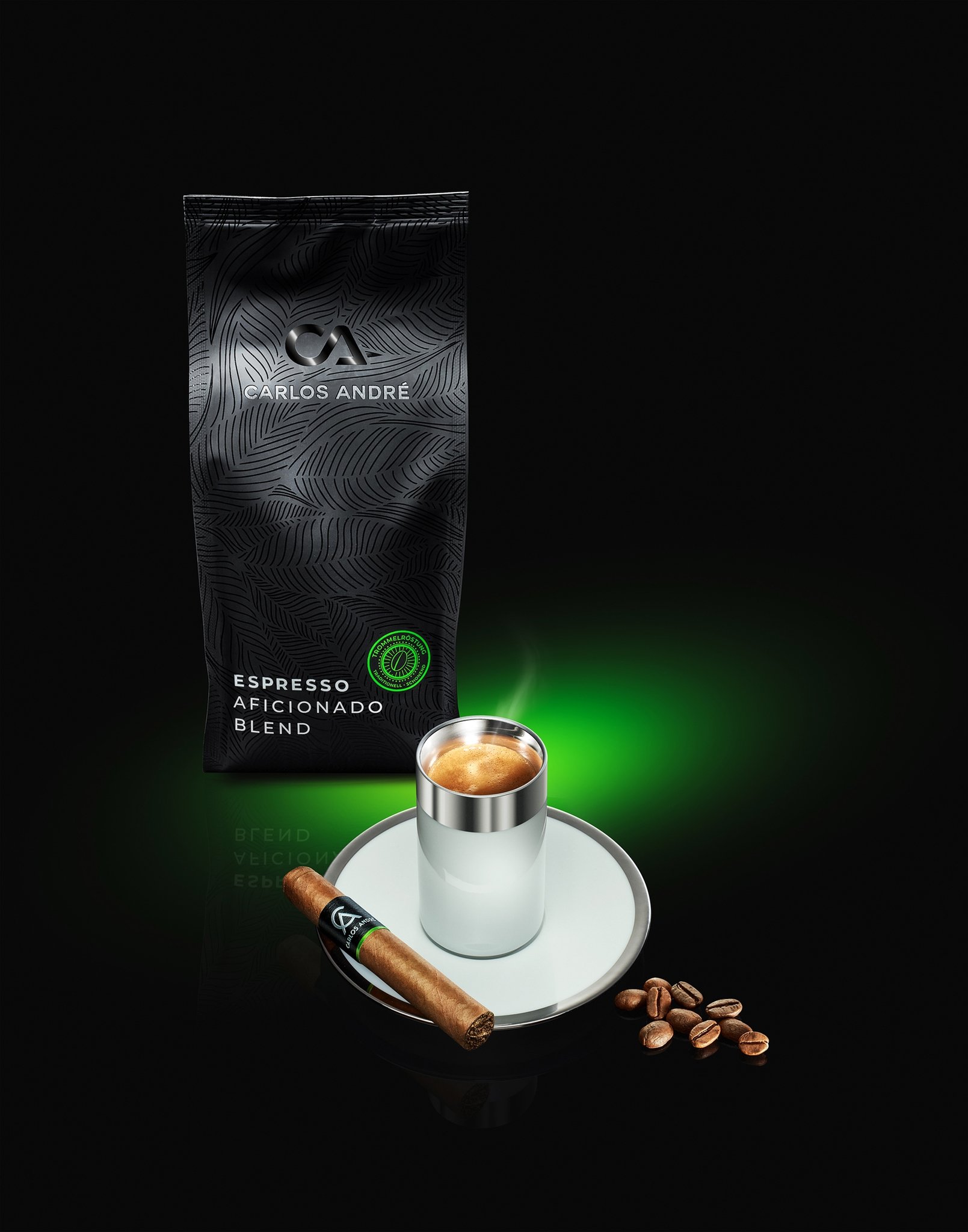 Carlos André Merchandise Espresso 250g Stimmungsbild