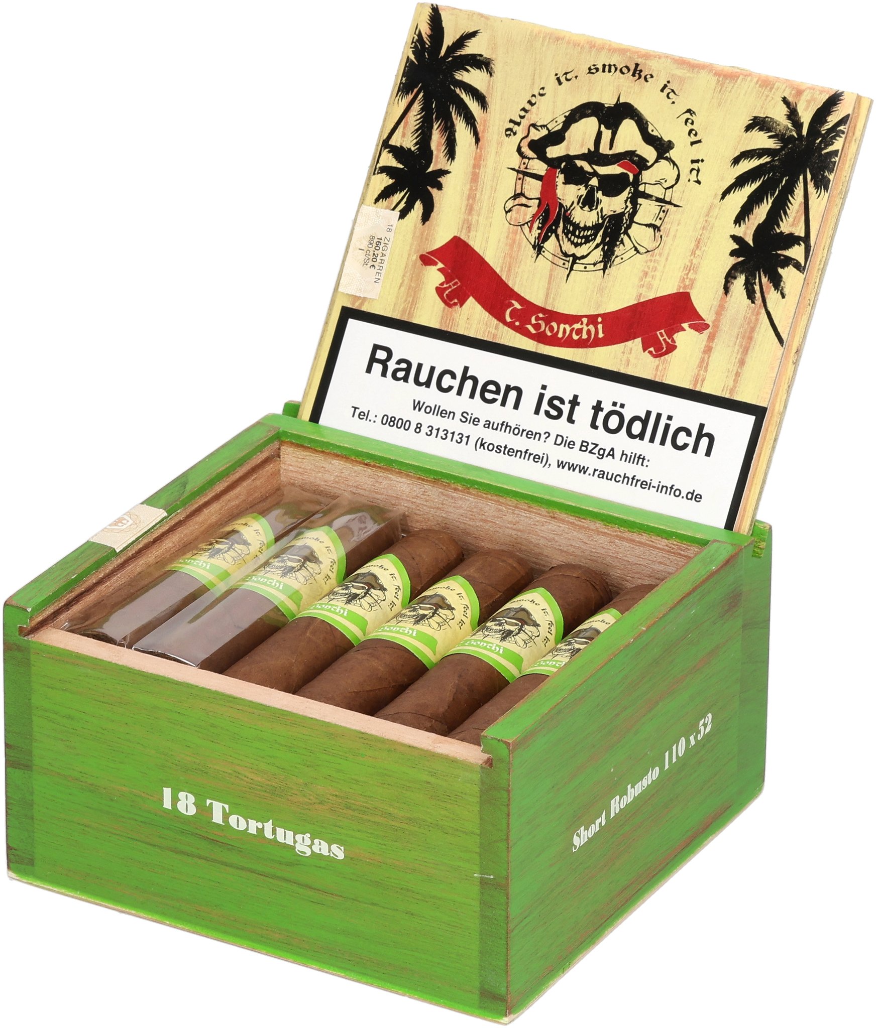 Tortugas Kiste offen