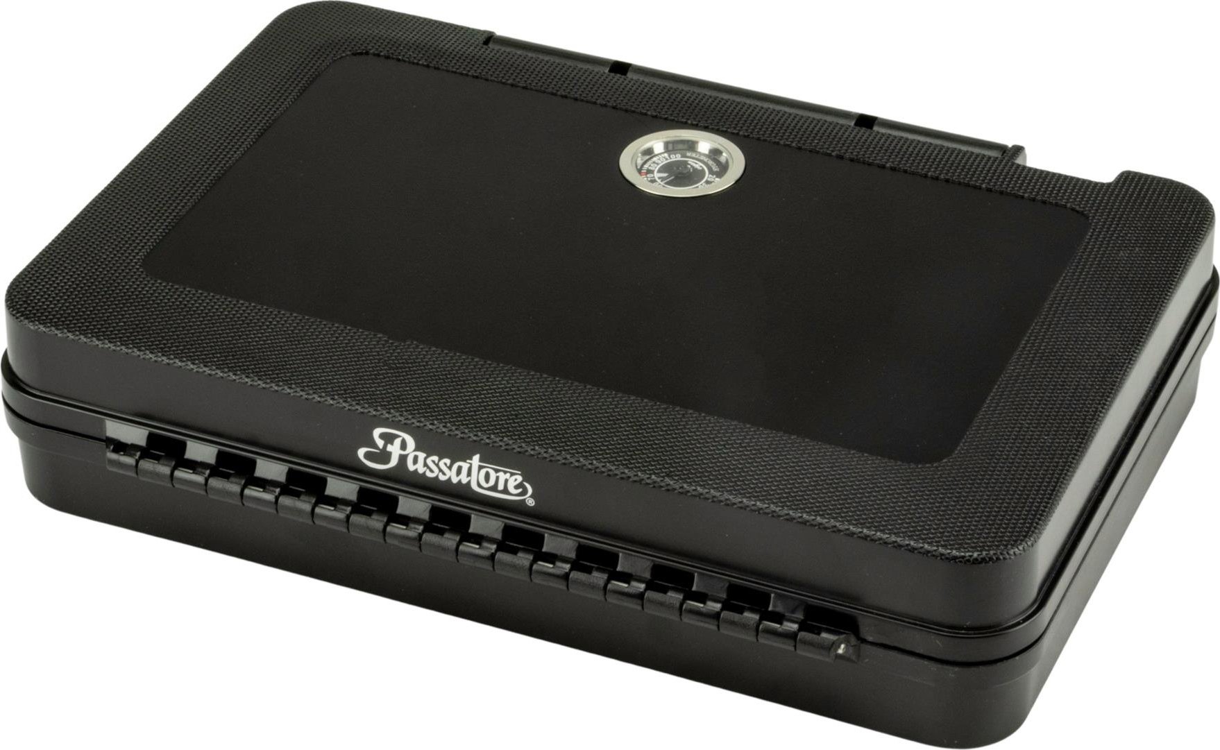 Passatore Reisehumidor Cigar Case Acryl schwarz für 5 Zigarren (560807)