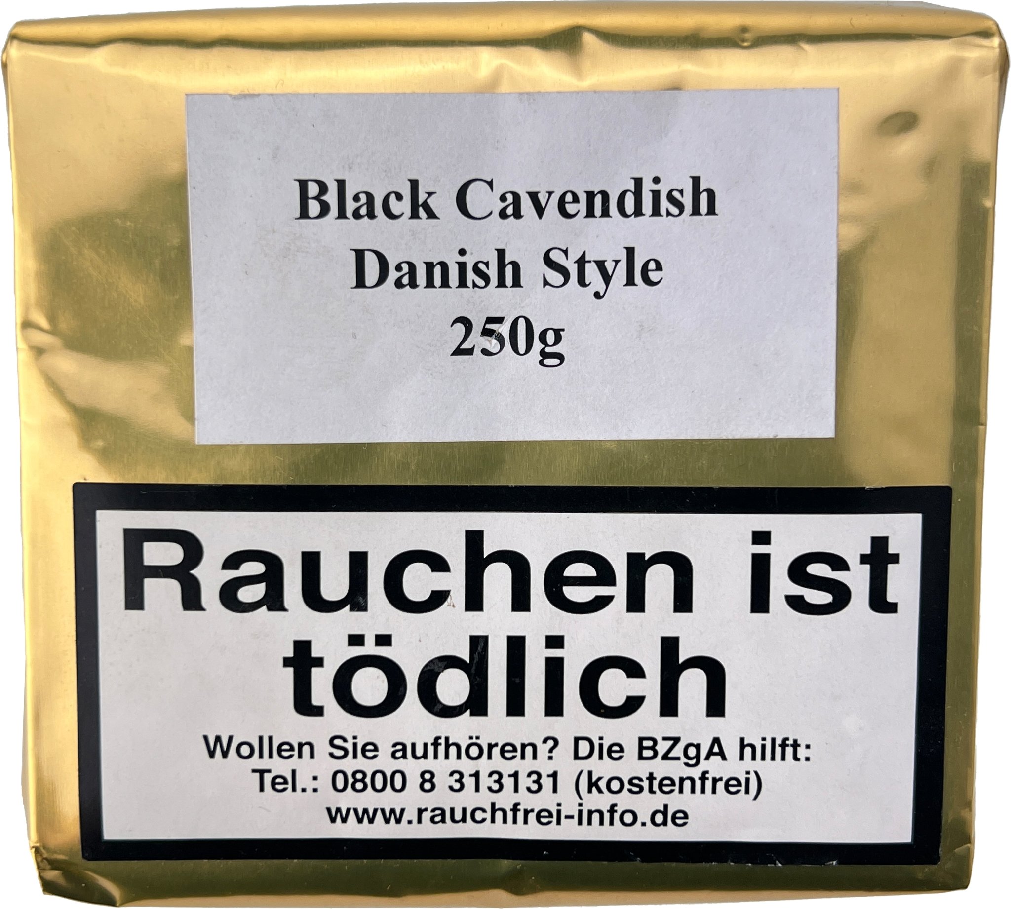 Dan Tobacco DTM Mischtabak Black Cavendish Danish Style 250g Dose