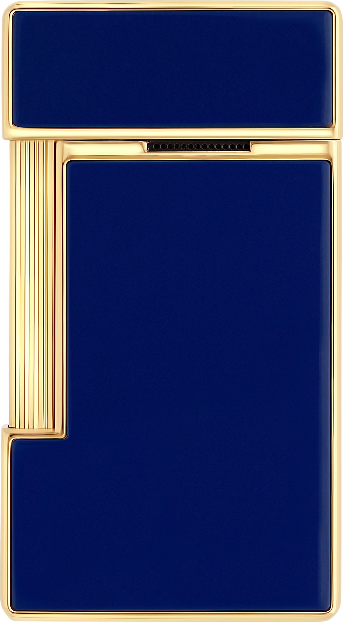 indigo blau / gold back