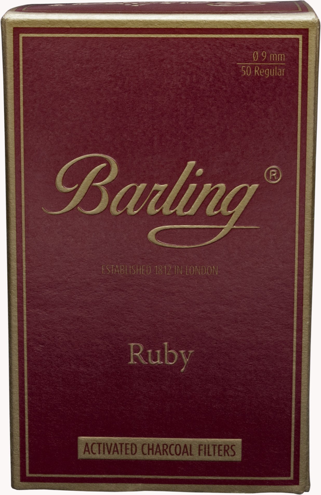 Ruby 9mm, Aktivkohle, 50 Stück