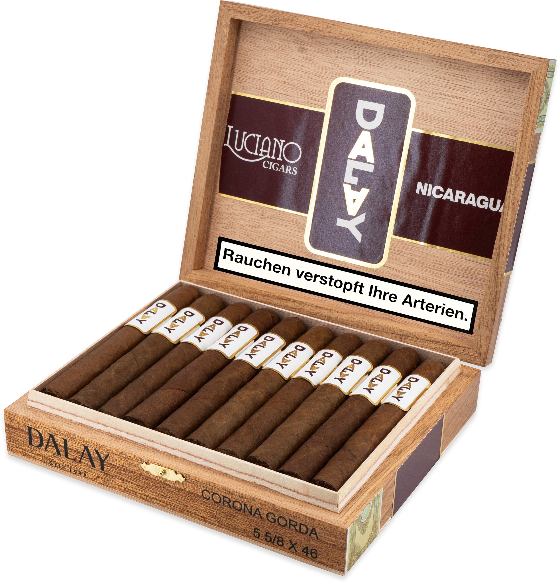 Corona Gorda Kiste offen